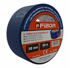 taśma maskująca Fibor BLUE MASKING OF niebieska 50m x 48mm