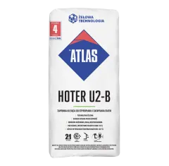 zaprawa klejowa żelowa do siatki Atlas Hoter U2-B biały bezpodkładowy 25kg