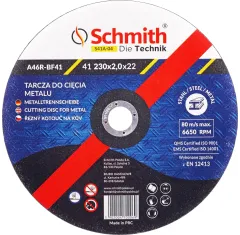tarcza do metalu Schmith 400x4,0x32