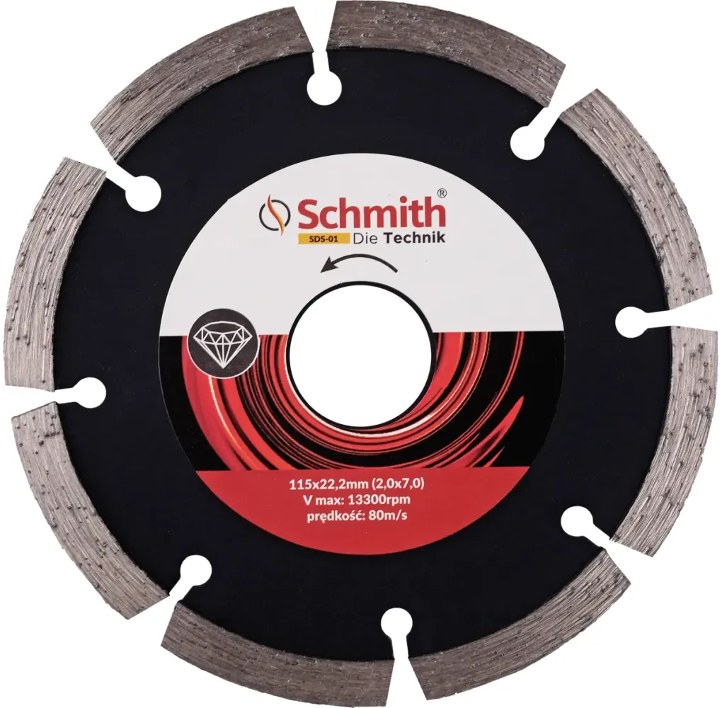 tarcza diamentowa segmentowa Schmith 115mm