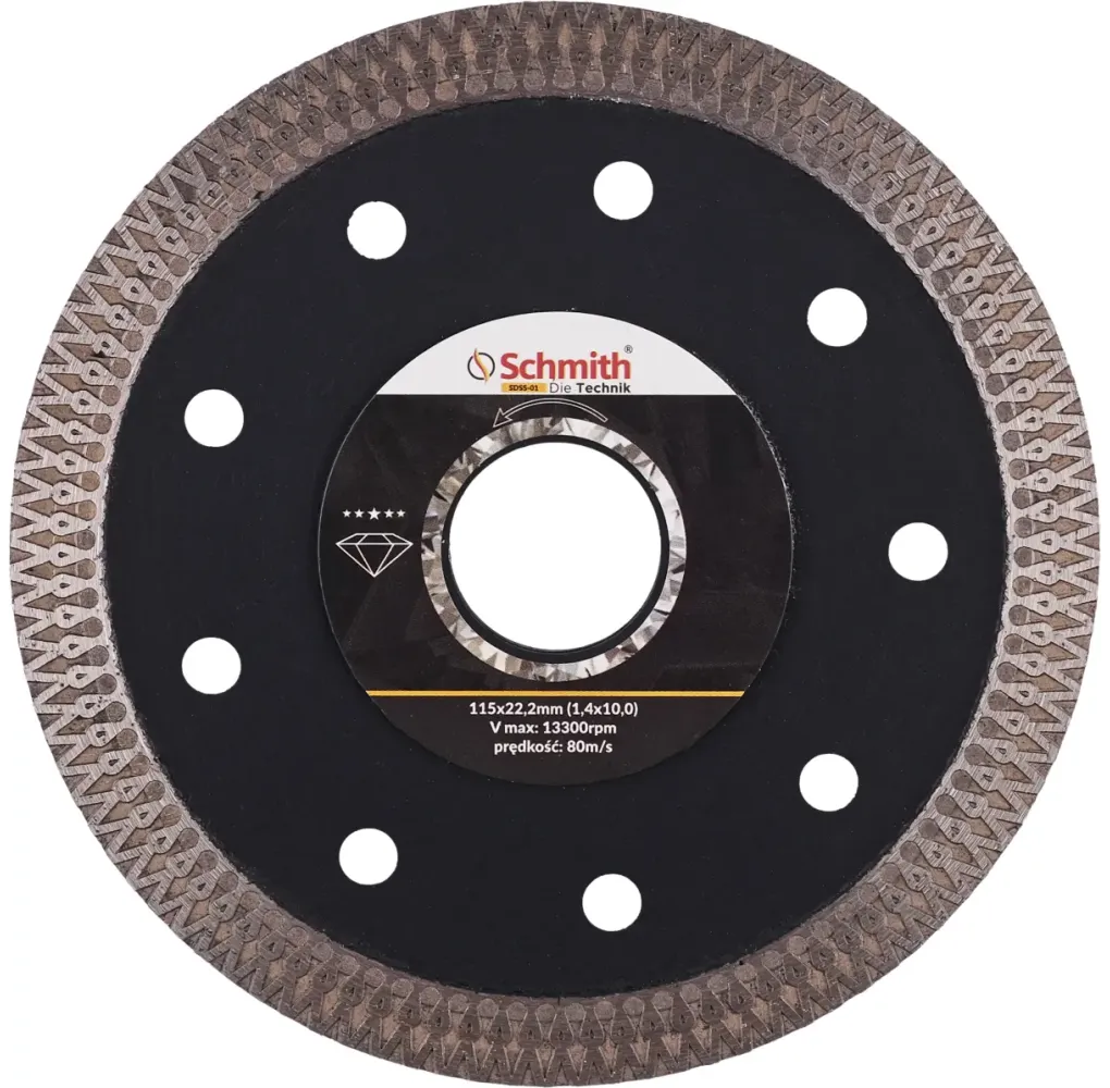 tarcza diamentowa Premium Slim Schmith 115x1,3x10x22,2mm