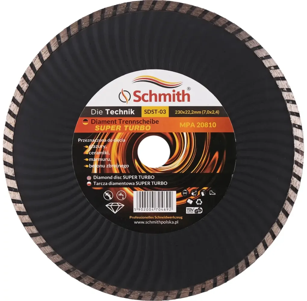 tarcza diamentowa Schmith Super Turbo 230mm