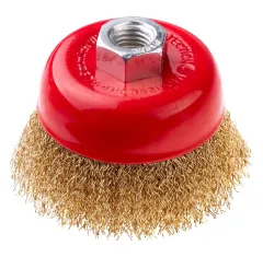 szczotka doczołowa z nakrętką Schmith M14 drut fal 60