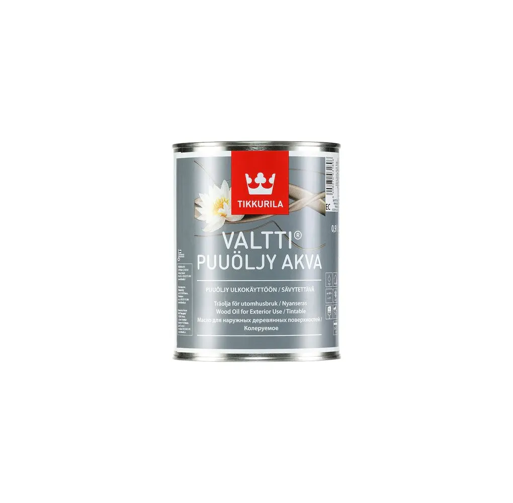 olej do drewna wodorozcieńczalny Tikkurila Valtti Wood Oil Akva 2,7L