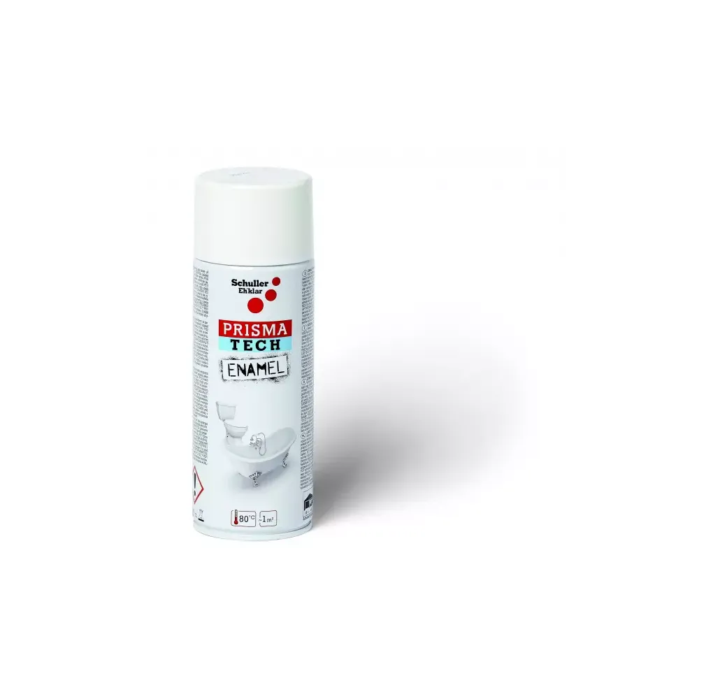 spray Schuller PRISMA TECH ENAMEL do emalii sanitarnych  400ml biały