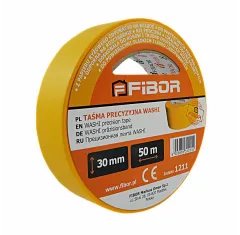 taśma precyzyjna Fibor WASHI ŻÓŁTA 30mm x 50m