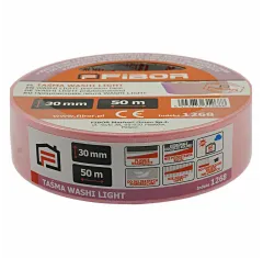 taśma Fibor WASHI LIGHT PINK 30mm x 50m