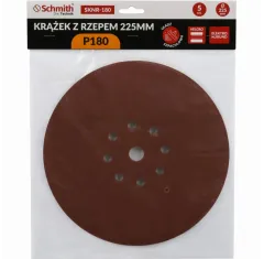 papier ścierny krążki Schmith 225mm z otworami 180 (5szt/op)