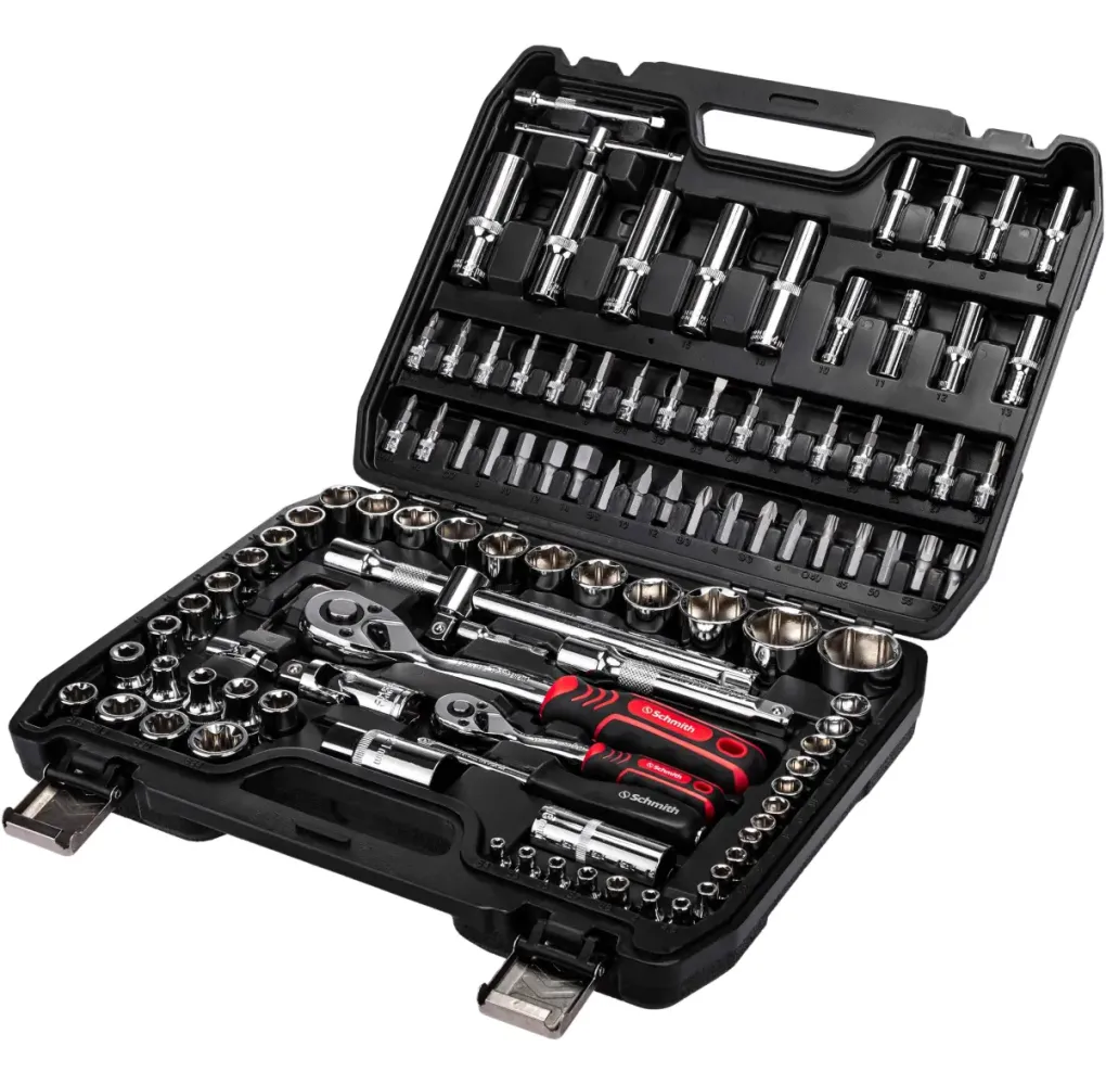 komplet kluczy nasadowych Schmith 108szt